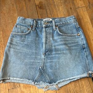 Agolde Light Blue Denim Skirt‎ size 2